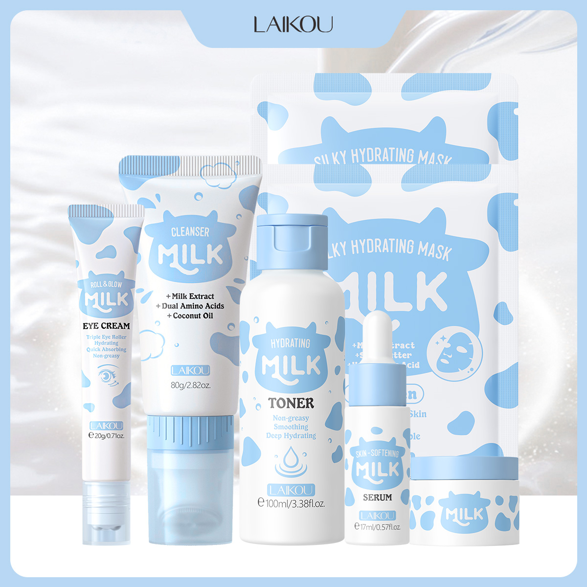 Skincare Glow Glowing - Набор для ухода за кожей LAIKOU