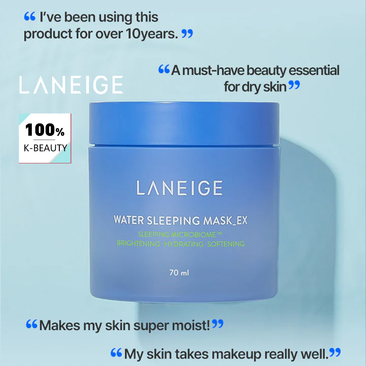 Skincare Laneige - LANEIGE Water Sleeping Mask 70 мл,