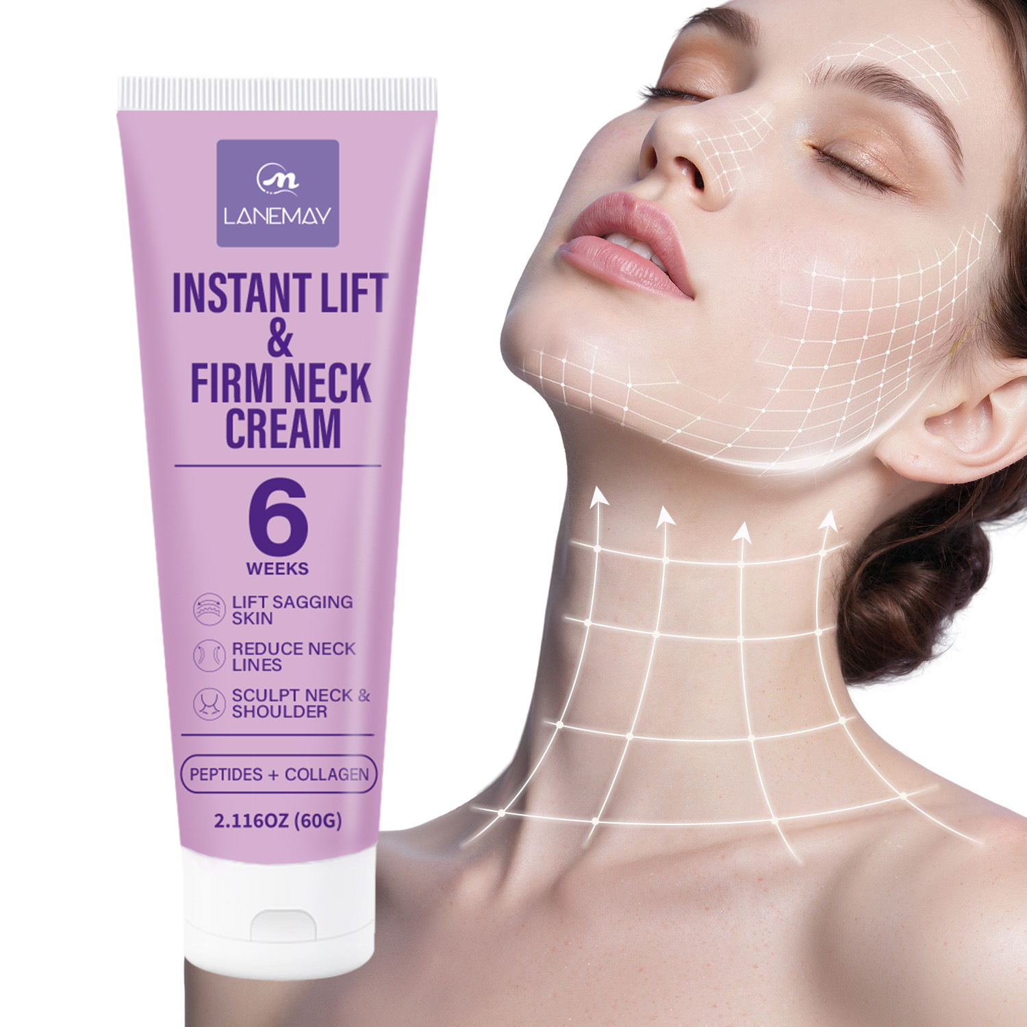 Крем для мгновенного лифтинга  – обзор и цена Peptide Neck Cream